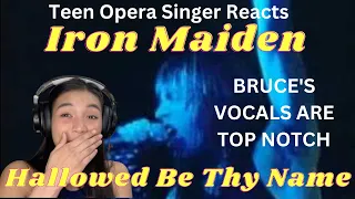 Teen Opera Singer Reacts To Iron Maiden - Hallowed Be Thy Name