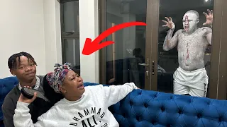 GHOST IN THE MANSION PRANK ON GIRLFRIEND!! (SCARY)