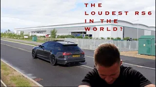 RS6 GETS NEW EXHAUST! (SO LOUD) IS IT TOO LOUD?