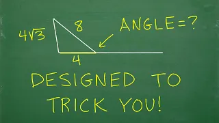 Can you find the angle? This Math Problem is Designed to TRICK YOU!