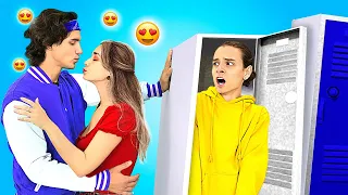 MAKEOVER for NERD into POPULAR Guy - I Date TWO BOYS at ONCE! Crazy Relationship HACKS by La La Life