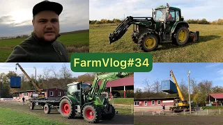 FarmVlog#34  Hoch hinaus, Transport für den guten Zweck und  die Wiesenpflege geht weiter.