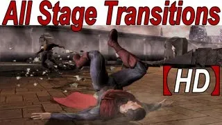 Injustice: Gods Among Us 'All Stage Transitions'【HD】