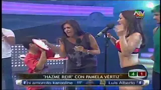 COMBATE HAZME REIR CON PAMELA VERTIZ Y SUS HIJOS 18/01/13