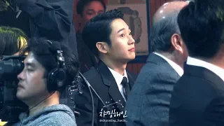 191030 _ 정해인(junghaein) 마마무 축하무대 리액션 _ 제10회 대중문화예술상(2019)