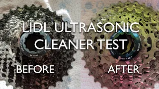 Cleaning a Cycle Cassette with a £20 Lidl Ultrasonic Cleaner