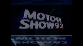 BBC TV Motor Show 92 Programme - Birmingham NEC (Top Gear)