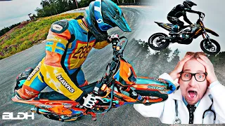 PRO RIDER STEALS MY BIKE (AND RATES IT) | Supermoto Track Day | BLDH