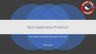 Flight Control Methods for Achieving Best Results