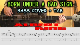 Born Under A Bad Sign BASS TAB COVER Albert King - Blues Song Play Along