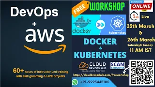 Free LIVE #Docker #Kubernetes and #Virtual Machines Weekend Workshop  Part1/2 25th March 2023