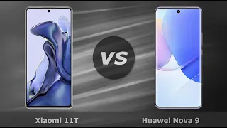 Xiaomi 11T vs Huawei Nova 9 Comparison
