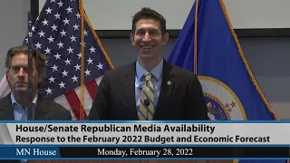 House/Senate Republican Media Availability 2/28/22