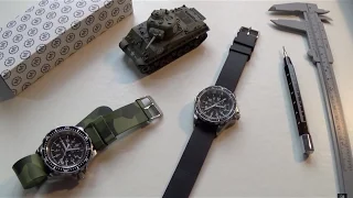 Genuine Military Watches - Marathon Diver Review & Comparison - Medium & GSAR Full Size Automatic