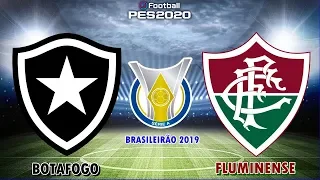 PES 2020 - Botafogo x Fluminense | Brasileirão 2019 | Gameplay. PS4