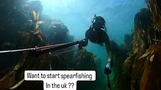Beginners guide to spearfishing in the uk ! Gear and Training Tips