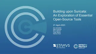 WEBINAR: Building upon Suricata: An Exploration of Essential Open-Source Tools