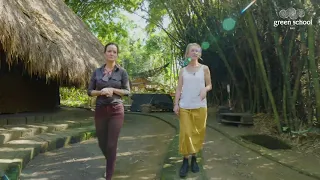 A Walk With Kate Druhan and Elora Hardy On Our Bamboo Campus  |  Green School Bali