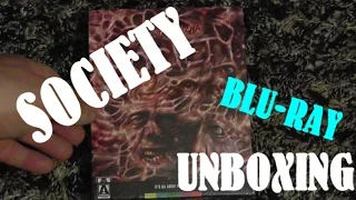 SOCIETY - UNBOXING- LIMITED EDITION (Blu-ray) Arrow Films -directed by Brian Yuzna