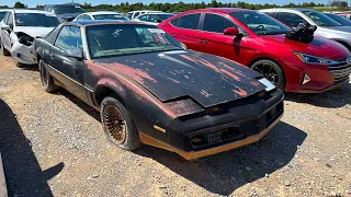 This Abandoned 80s Pontiac Firebird is at Copart - Will it run?