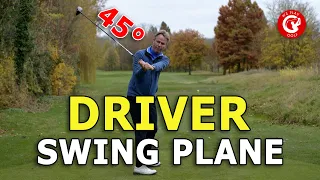 This is the PERFECT SWING PLANE when hitting a DRIVER!