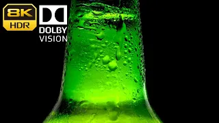 8K HDR Classic Beer Macro Dolby Vision