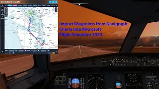 Create and import Navigraph charts Flight Plan into Microsoft Flight Simulator 2020