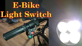 E-Bike Light Switch