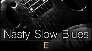 Blues Backing Track Jam - Ice B. - Chicago Blues - Nasty Slow Blues in E