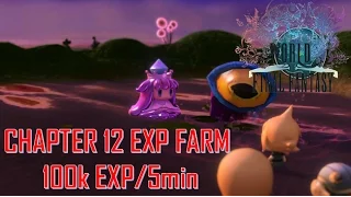 World of Final Fantasy - Chapter 12 EXP Flan Princess Farm - 100k EXP per 5 Min