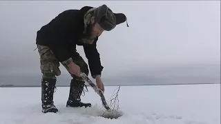 Проверка самоловак Рыбалка Первый Лёд