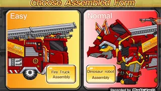 How to make triceratops robot/fire truck using triceratops combine! Dino robot