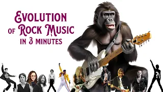 Evolution of Rock Music in 3 minutes
