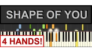 Shape of You 4-Hands Piano Tutorial (Ed Sheeran) by SPW