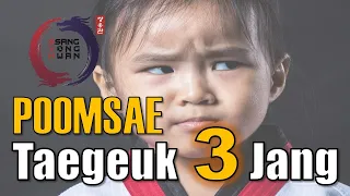 Taekwondo Poomsae 3 ( Taegeuk 3 Jang ) Step by Step