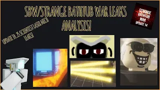 SBW/STRANGE BATHTUB WAR LEAKS ANALYSIS! (UPDATE 14.25, SCIENTIST LASER MECH) || Roblox