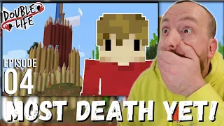 MOST DEATH YET! Grian Double Life: Episode 4 - ABSOLUTE CHAOS (REACTION!)