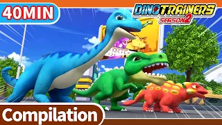 Dino Trainers S2 Compilation [21-24] | Dinosaurs for Kids | Trex | Cartoon | Toys | Robot | Jurassic