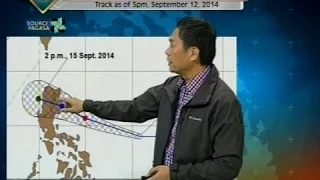 24Oras: PAGASA: Bagyong Luis, lumakas; signal no. 1, nakataas na sa Catanduanes