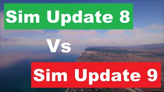 MSFS Microsoft Flight Simulator 2020 - Sim Update 9 vs Sim Update 8 - DX11 VS DX12 - Ultra Settings