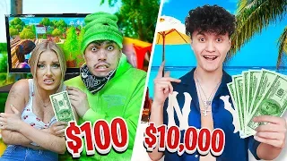 $10,000 HOLIDAY vs $100 HOLIDAY - FaZe Vs FaZe