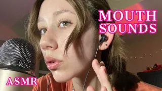 ASMR | classic wet and dry mouth sounds!! +little bit of rambling