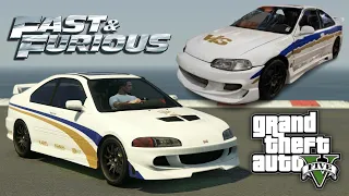 GTA 5: Danny's 'Fast and Furious' Honda Civic - Dinka Kanjo SJ REPLICA BUILD!