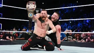 WWE Royal Rumble 2018 - Aj Styles vs Kevin Owens & Sami Zayn - World Championship - Full Match