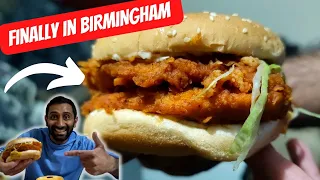 BIRMINGHAM'S FIRST Spicy Chicken Dipped Burger Has Landed!