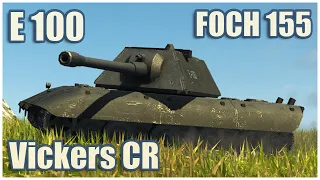 E 100, Vickers Cruiser & Foch 155 • WoT Blitz Gameplay