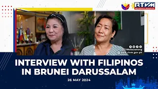 Interview with Filipinos in Brunei 5/26/2024