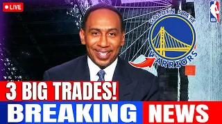 CONFIRMED NOW! 3 BIG TRADES FOR THE WARRIORS! GOLDEN STATE WARRIORS