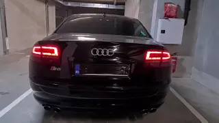 Audi S8 5.2 V10 Cold start muffler delete