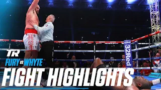 Tyson Fury Knocks Out Dillian Whyte, Retains Heavyweight Championship | FIGHT HIGHLIGHTS